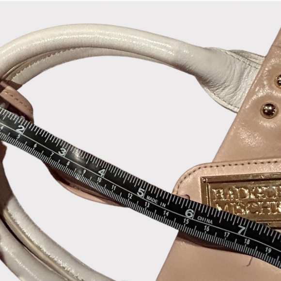 Badgley Mischka pink two- toned handbag - Picture 8 of 12